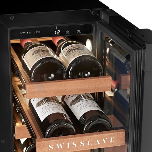 1 zona di frigorifero per vino per la cucina | 15 bottiglie | 82cm (H) - 2023 Model