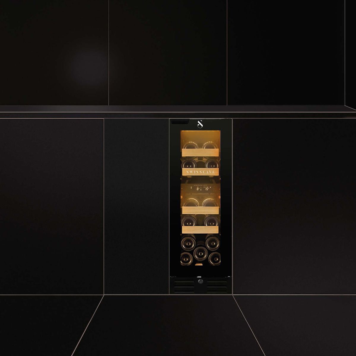 Demo - 15% | WLU-50DF 2-Zonen Weinkühlschrank | 30 cm | 13 Flaschen | Unterbau