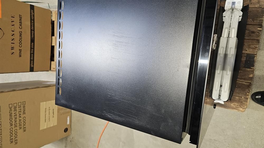 DEMO -35% | 2-Zonen Weinschrank für Kücheneinbau | bis zu 40 Fl.