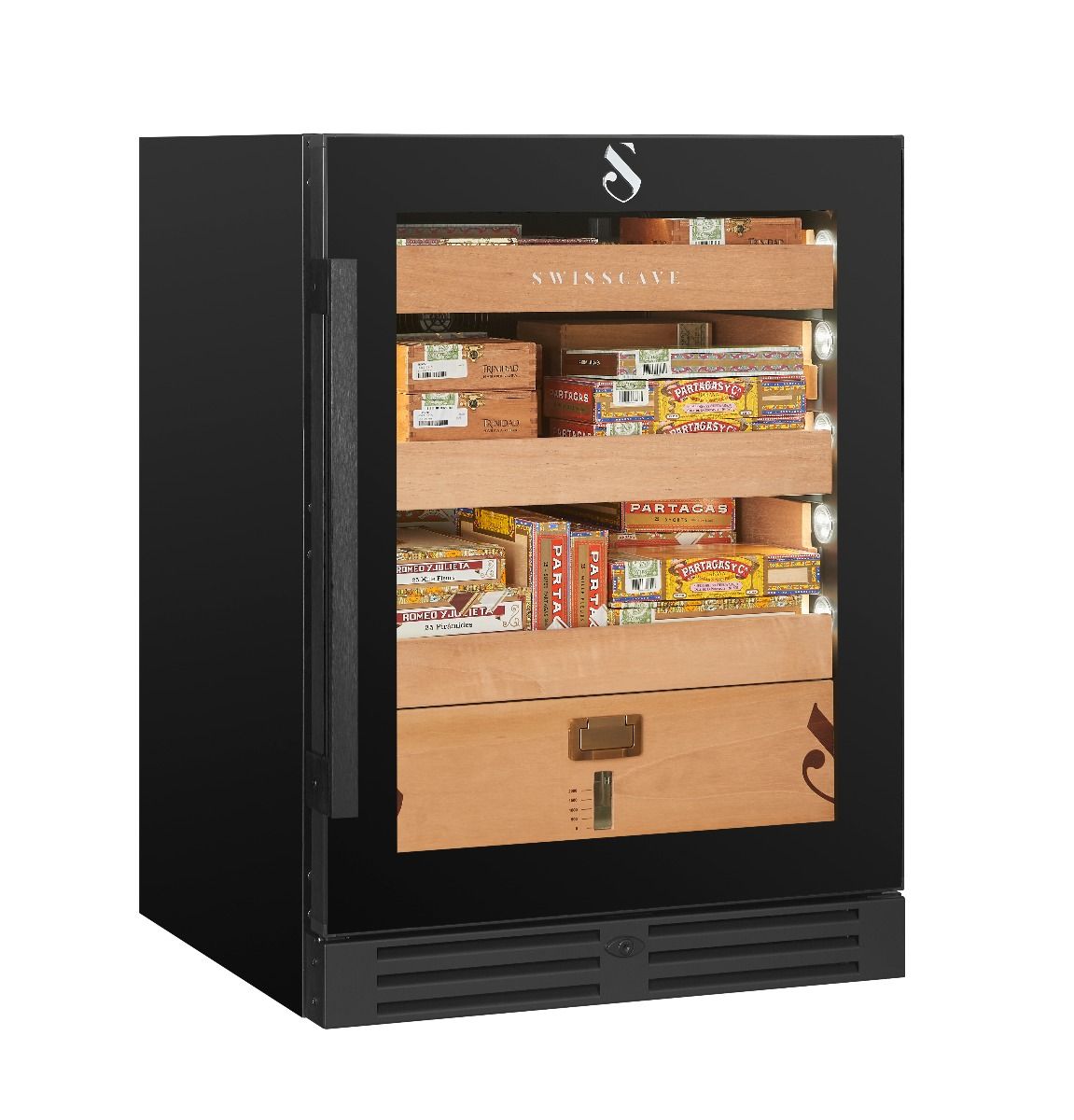 Humidor CLB-160 | 900 Zigarren | 82cm (H) | mit Luftfeuchtigkeitsmodul