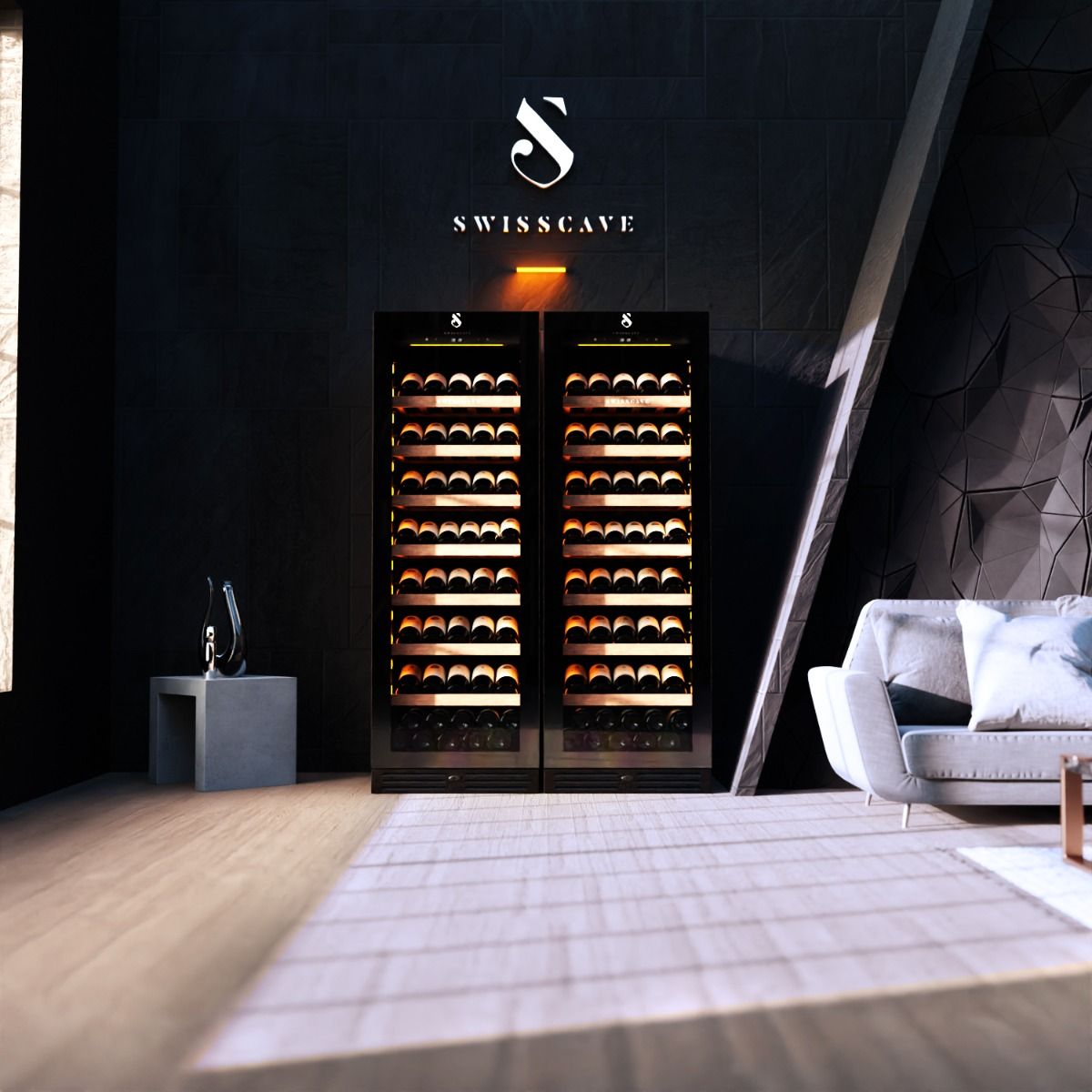 WLB-460FLD-MIX 1-Zonen Weinkühlschrank | 172cm | 151 Flaschen