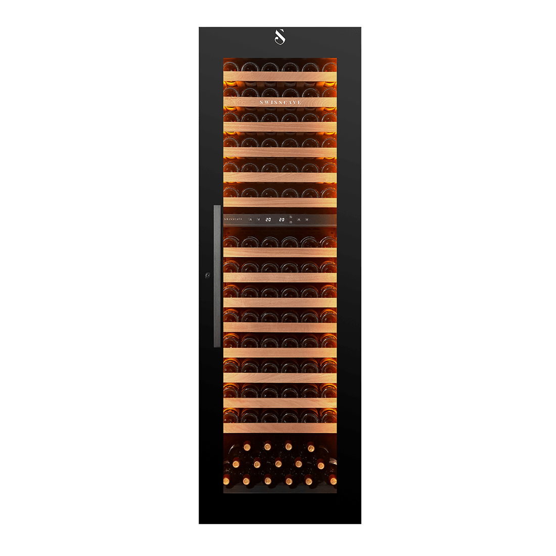 DEMO -25 % |  ARMOIRE À VIN 2 ZONES WLI-460DF | 178 cm | 94 bouteilles