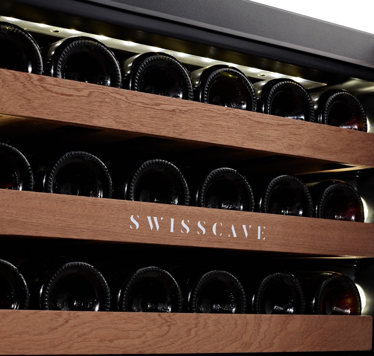 Holztablare mit weisser Innenbeleuchtung im WIB-88DFT