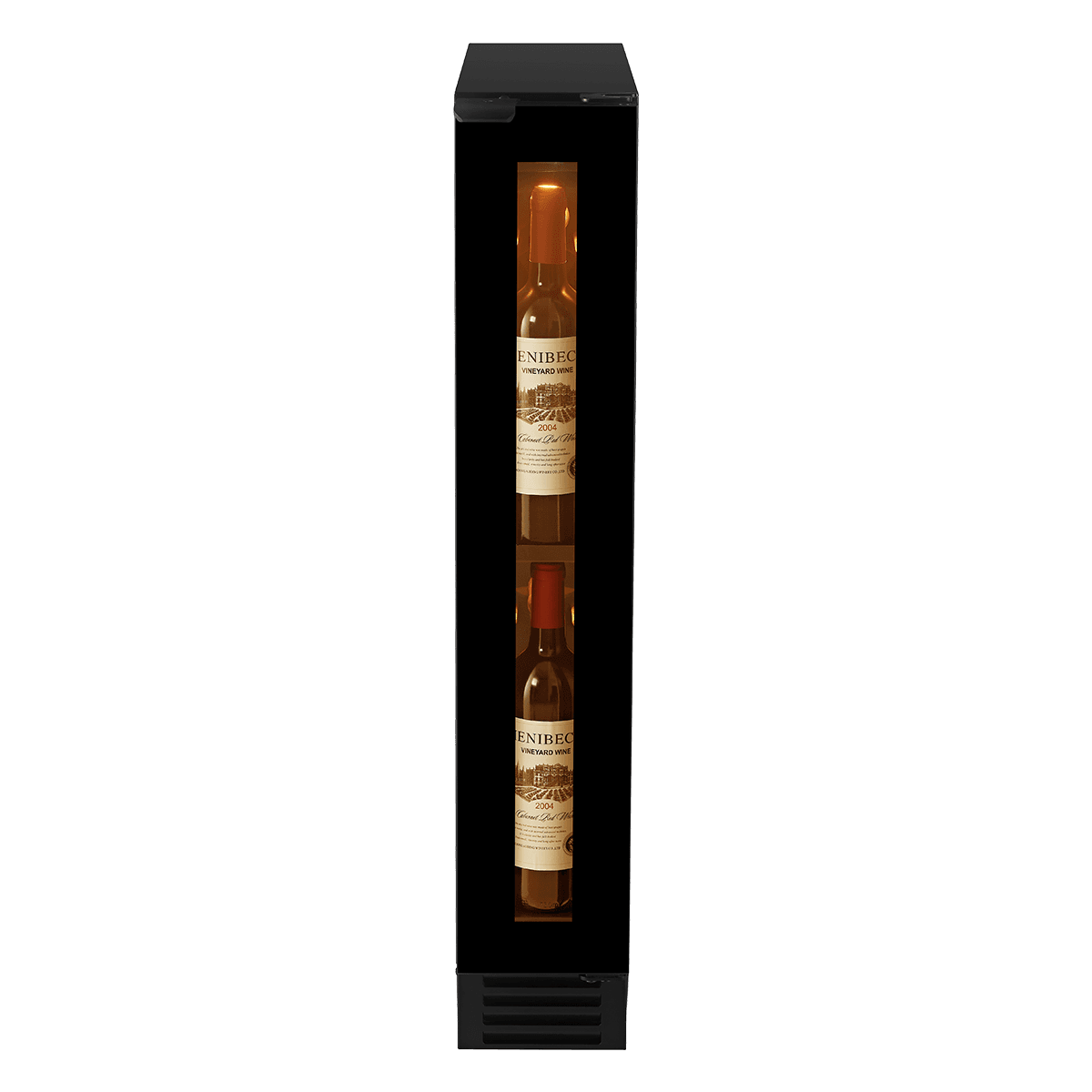 SWISSCAVE LUXURY KITCHEN EDITION WLU-30F Einbau-Weinkühlschrank – Frontansicht mit Glastür