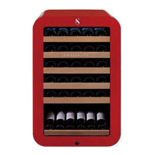 1-Zonen Weink&uuml;hlschrank | 35 Flaschen | 83cm (H) | Retro Style