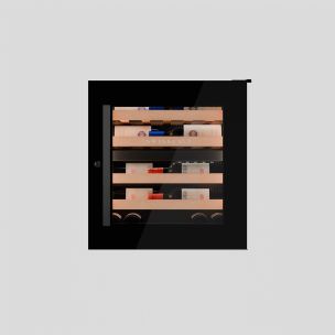 DEMO -35% | WLI-90DF Zweizonen K&uuml;cheneinbau-Weink&uuml;hlschrank | 45 cm | 22 Weinflaschen | Einbaumodell