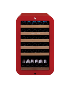 WL120F-RED Cantinetta vino monozona | 83cm | 35 bottiglie